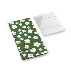 Green Floral Smartphone Display Stand