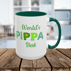 Pippa Floral Name Mug — Personalized Colorful Coffee Cup (11oz & 15oz)