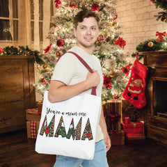 Holiday Tote Bag for Moms, Funny Christmas Gift,