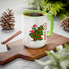 Holiday Mug Whimsical Design, Fun Christmas Gift,