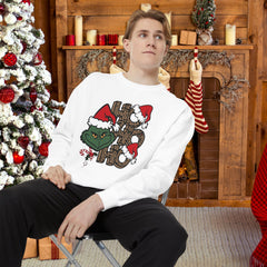 Festive Ho Ho Ho Sweatshirt, Holiday Winter Fashion,