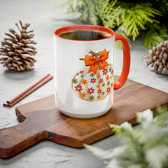 Pumpkin Floral Thanksgiving Mug