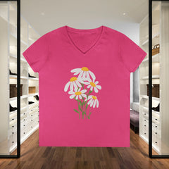 Daisy Bouquet V-Neck Tee