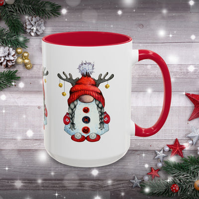 Cute Reindeer Gnome Christmas Mug