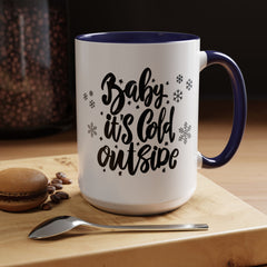Winter-Themed Accent Coffee Mug