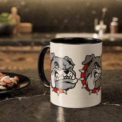 Colorful Bulldog Mugs for Dog Lovers, Unique Gift for Pet Owners,