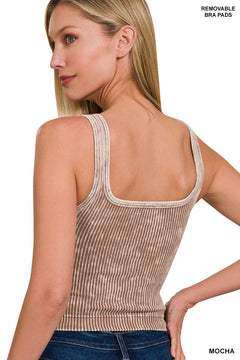 Zenana Mocha Brahmini Tank